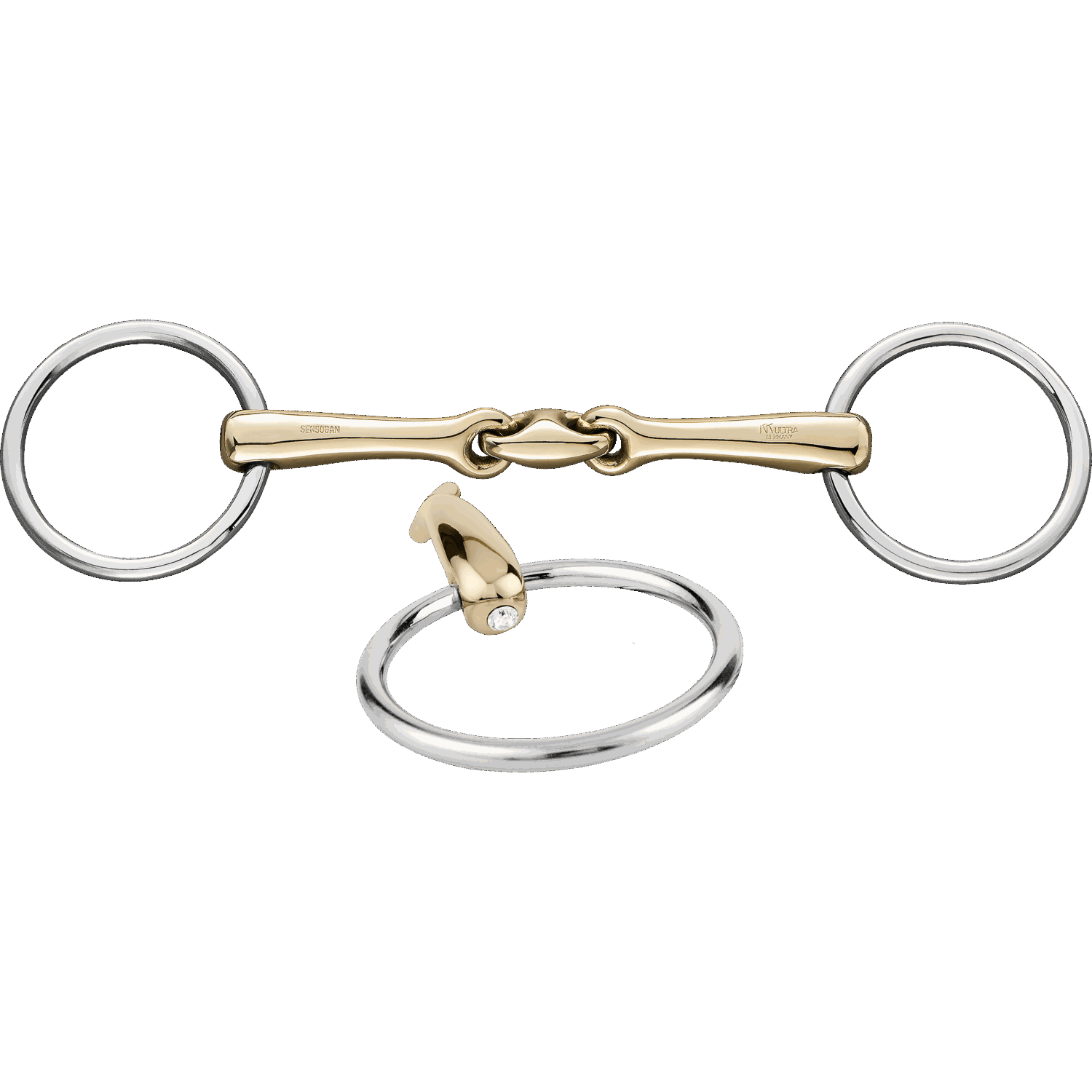 KK Ultra Loose Ring Shine Bright Bradoon - Double Jointed