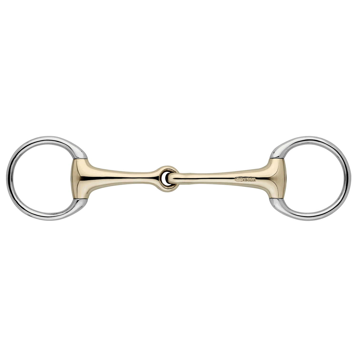 Eggbutt Bradoon Bit (Single-Jointed)