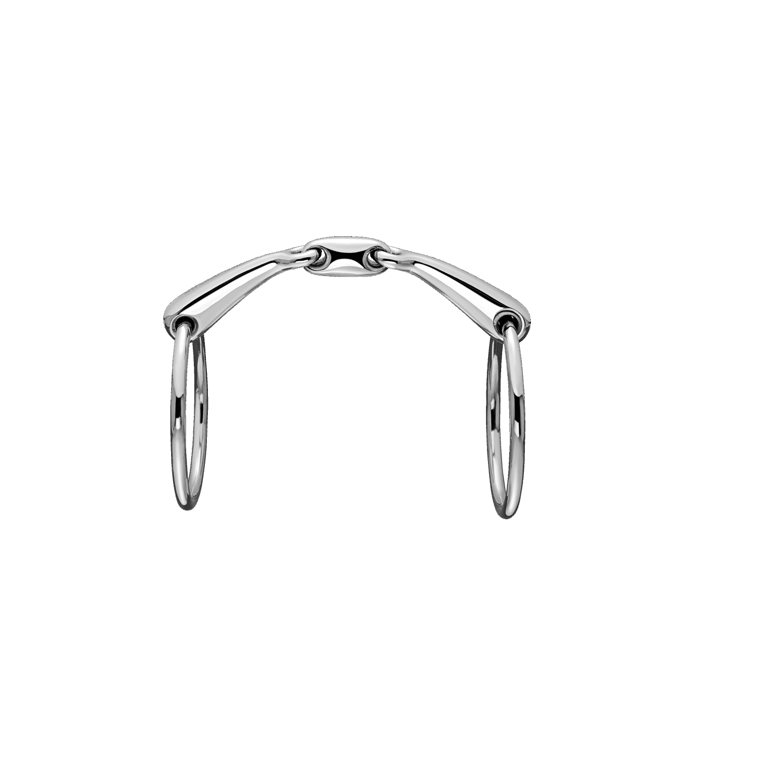 MAX Control Loose Ring Snaffle Bit (Double-Jointed)