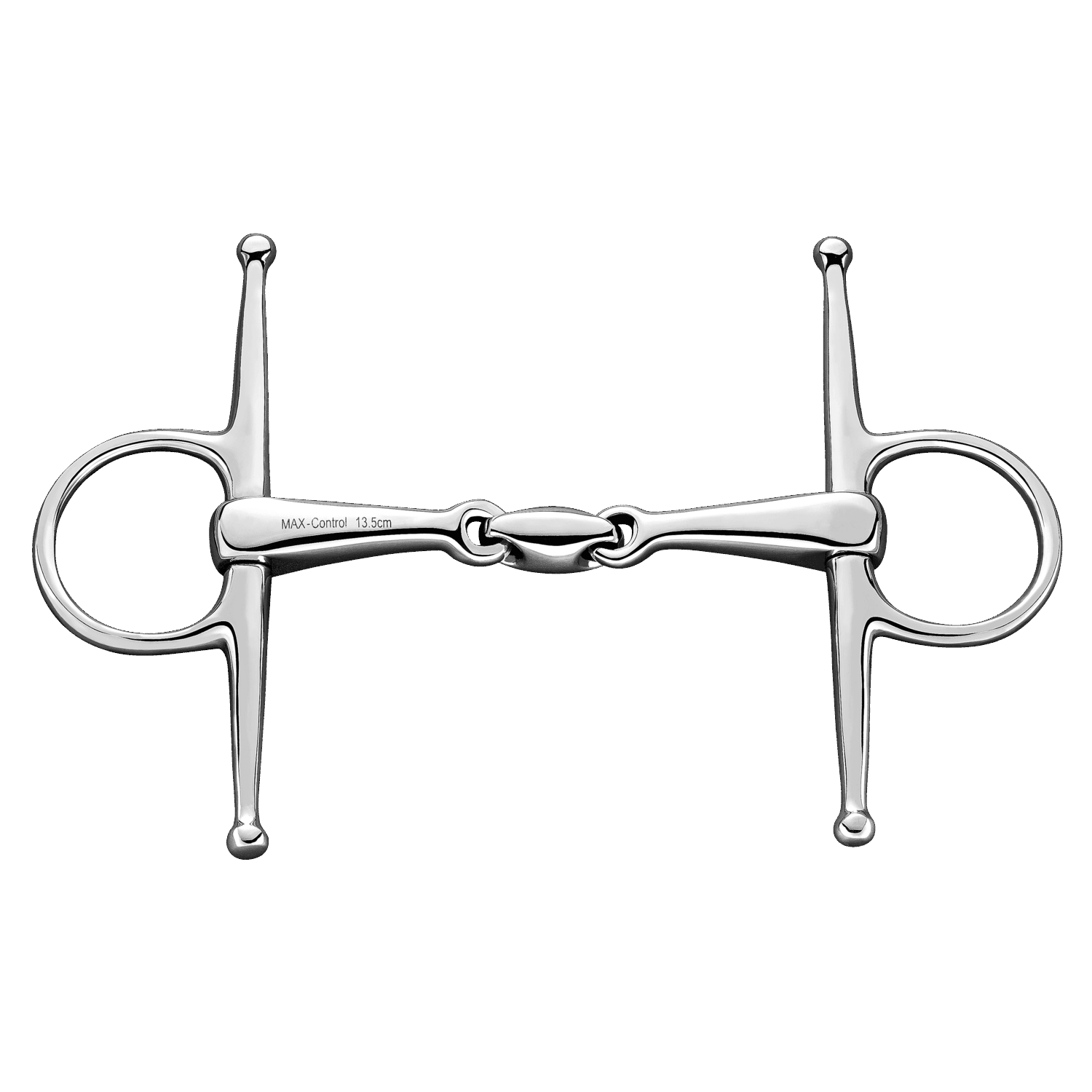 MAX Control Full Cheek Snaffle Bit (Double-Jointed)