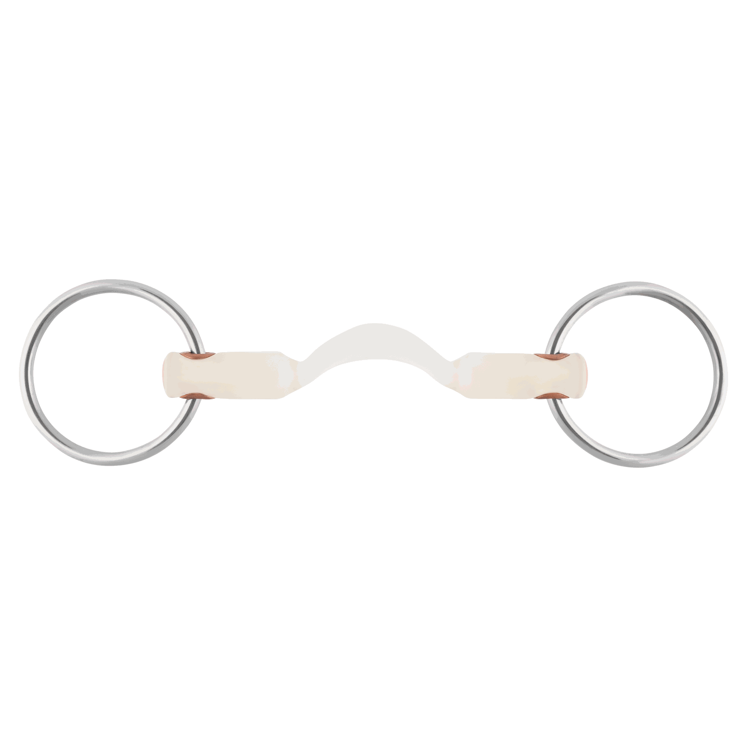 NATHE Loose Ring Mullen Mouth Bit with Port