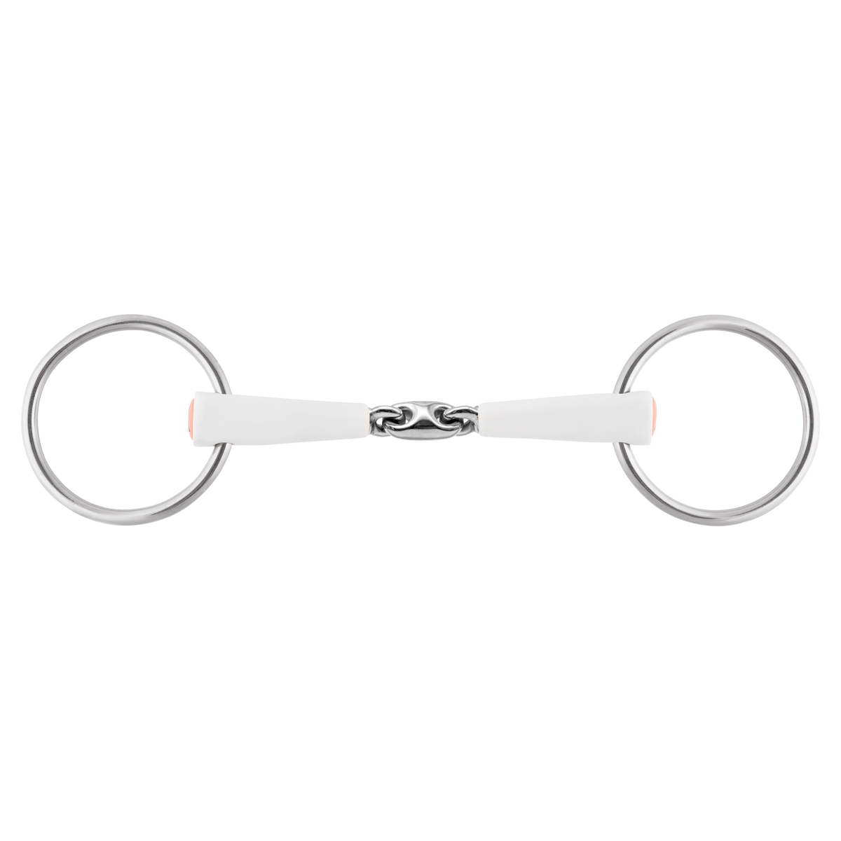 NATHE Double-Jointed Loose Ring Snaffle, 15 mm