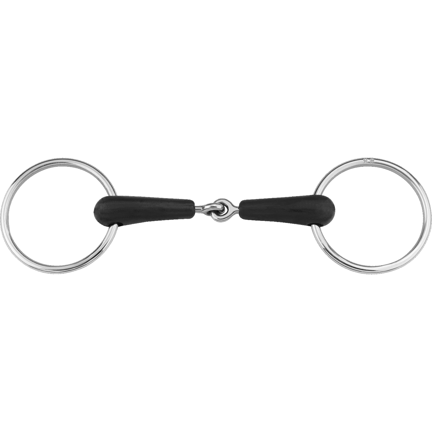 Soft Rubber Loose Ring Snaffle Bit (Single-Jointed)
