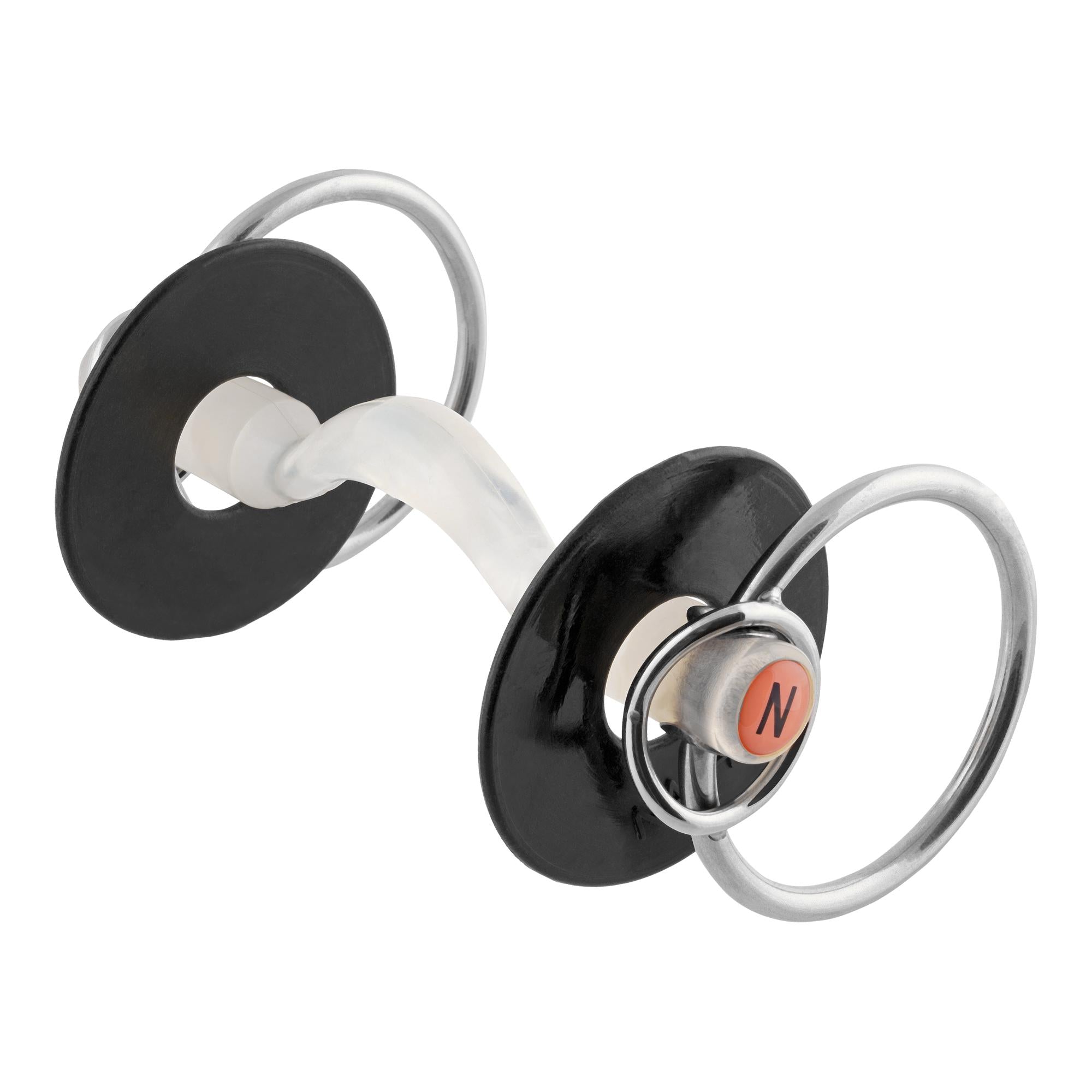 NATHE Mullen Mouth Bit with Port and Additional Small Rings