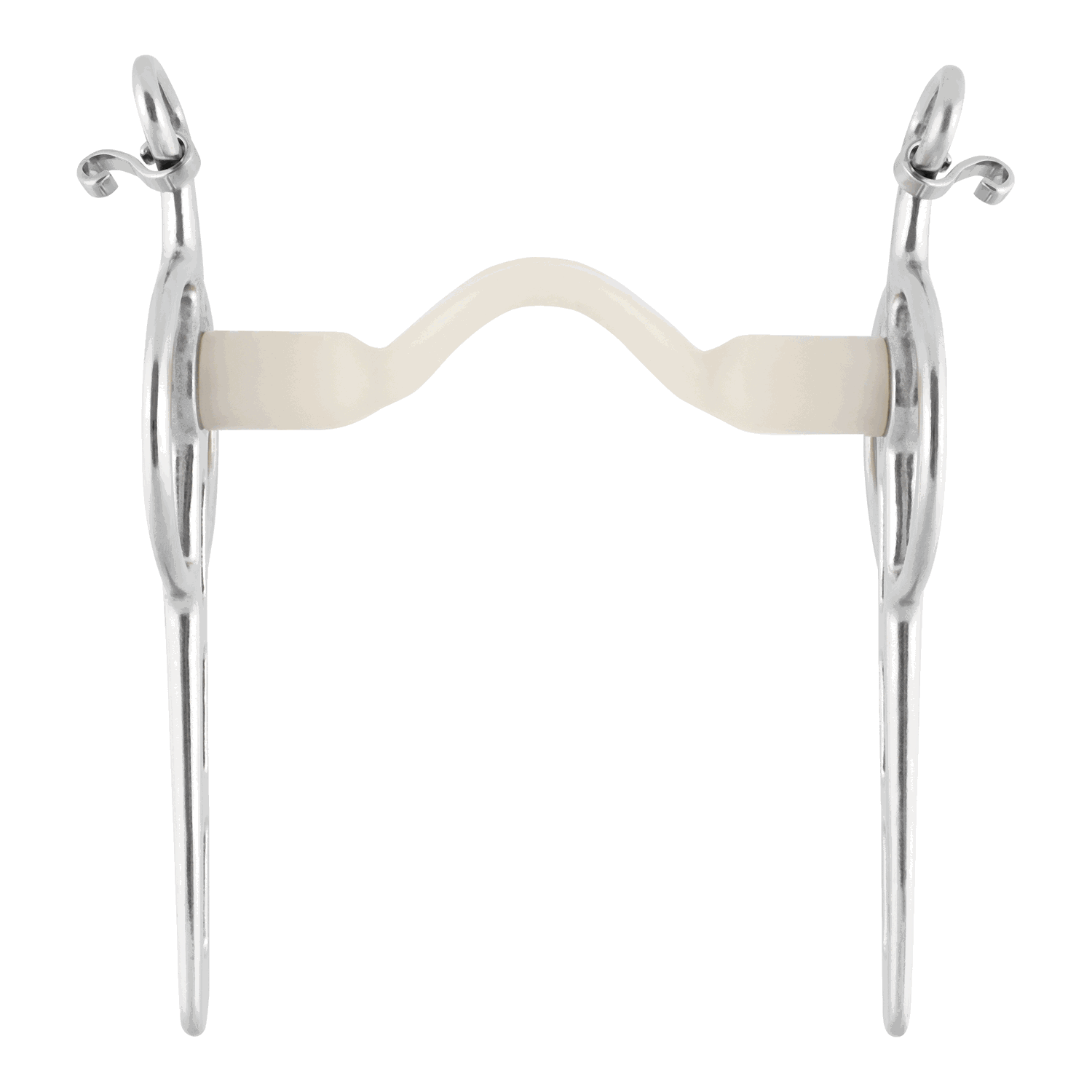 NATHE Liverpool Driving Bit - Mullen Mouth with Port & Long Cheeks (3 Slots)