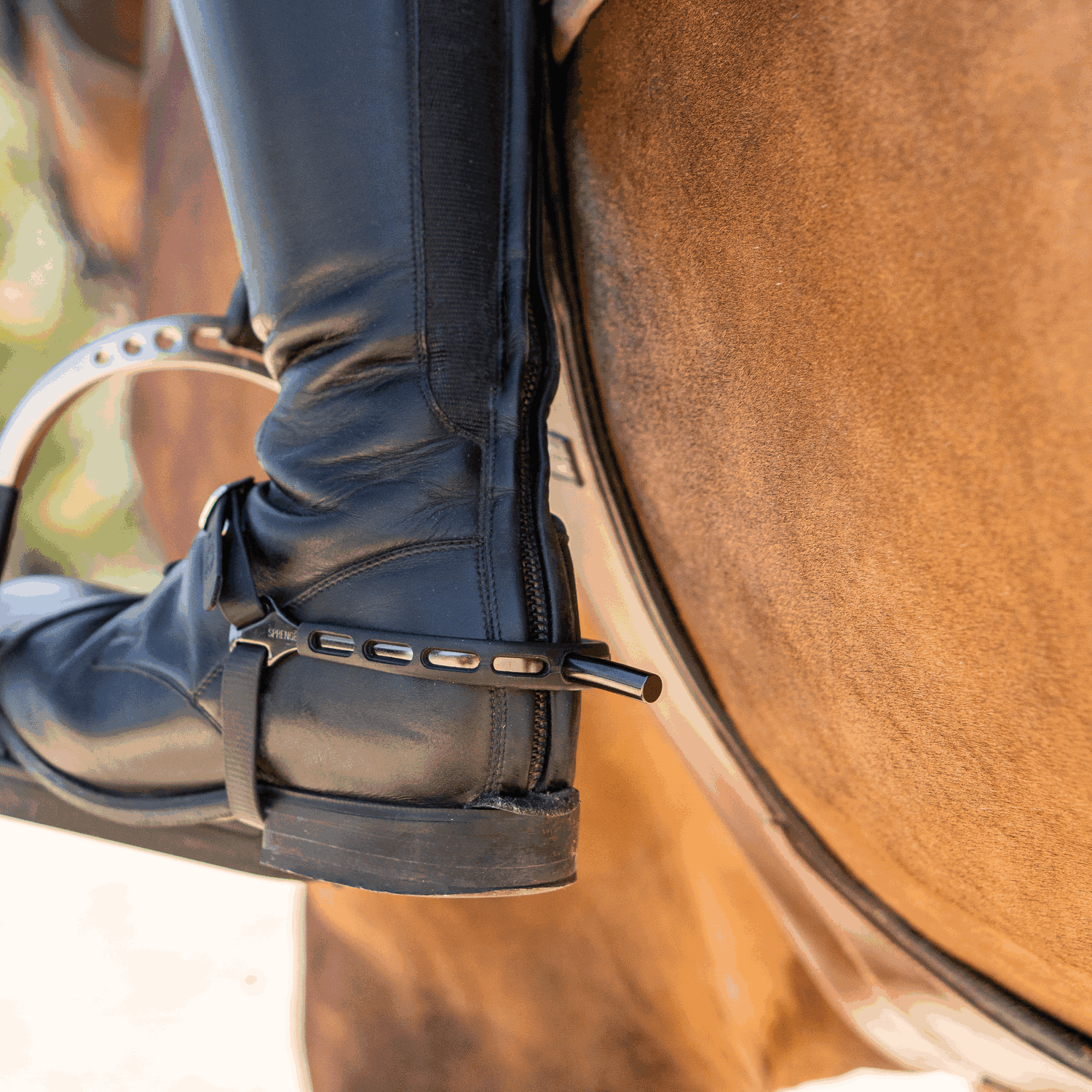 ULTRA Fit Extra Grip Spurs with Balkenhol Fastening - Flat Neck End