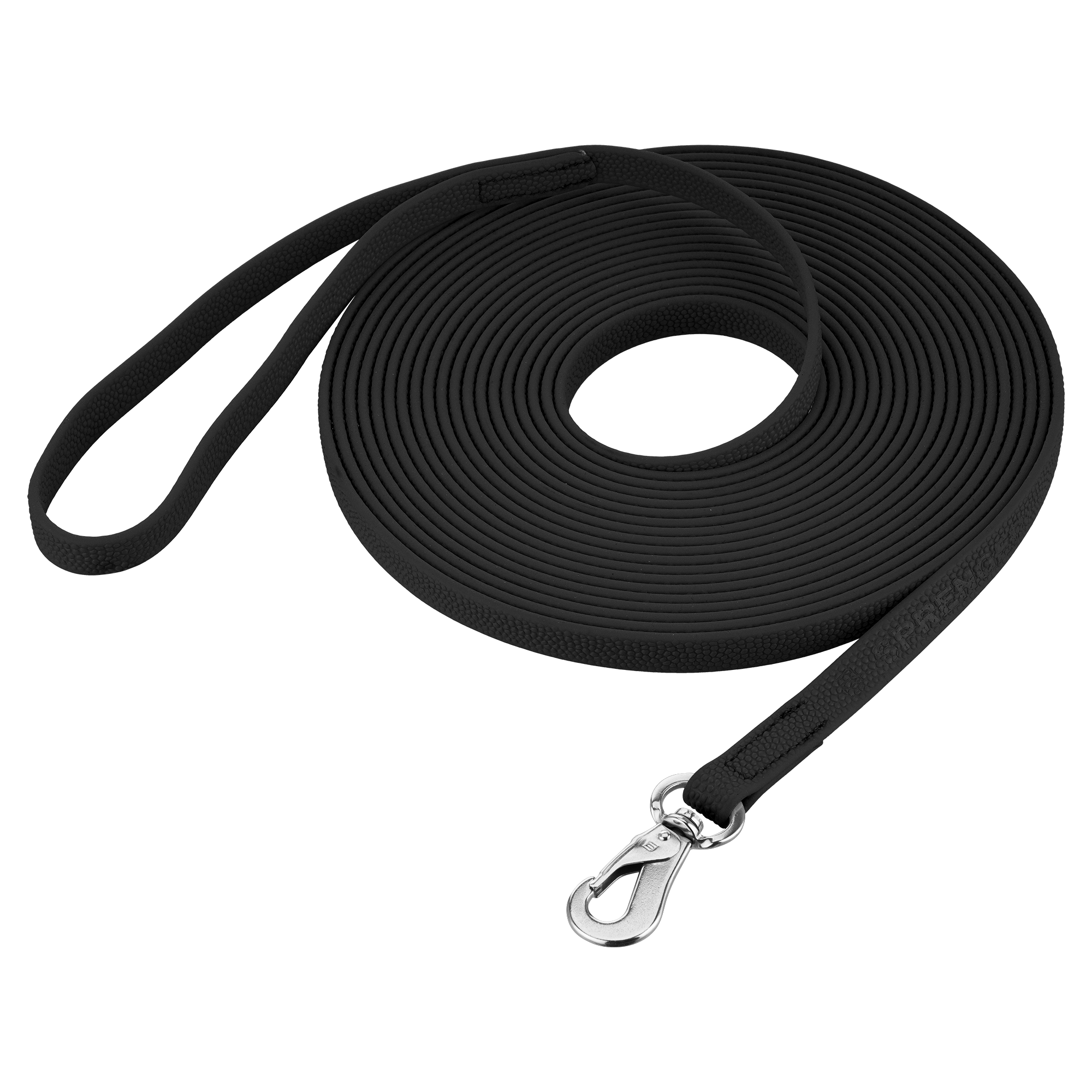 BioThane® Footballgrip Lunge Line 10m, black
