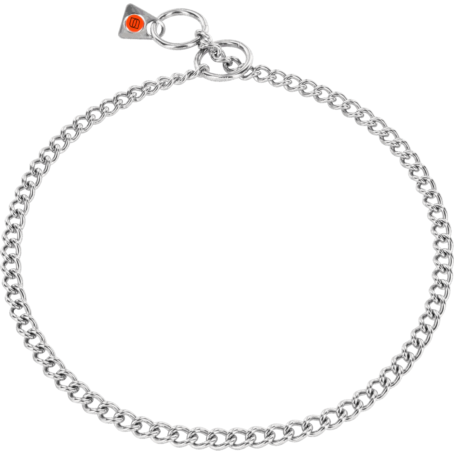 Round Chain Link Collar - 2mm