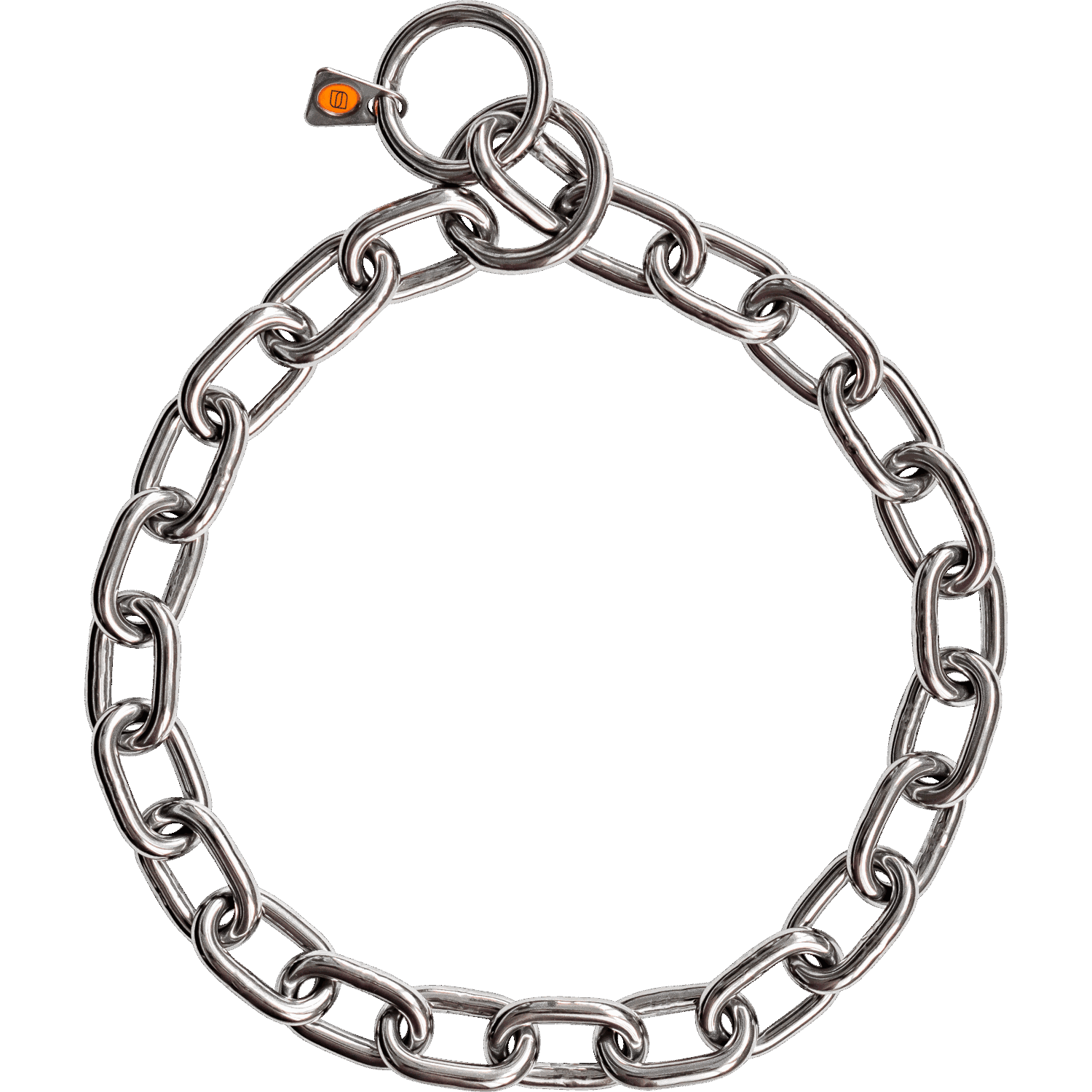 Extra Strong Medium Chain Link Collar - 5mm