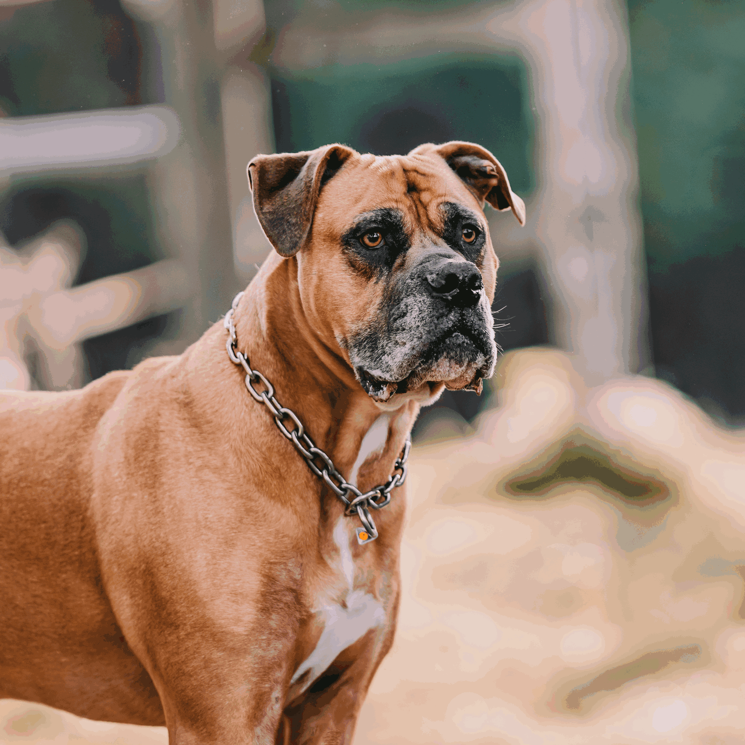 Extra Strong Medium Chain Link Collar - 5mm