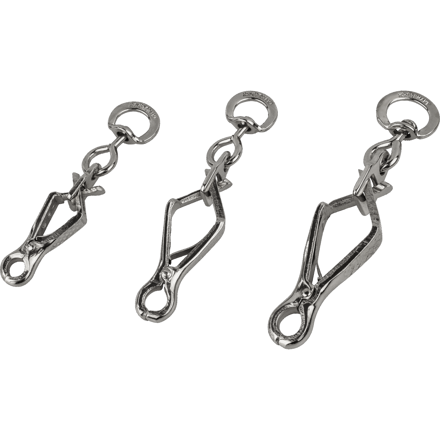 SPRENGER Scissor Snap Hook - Steel Nickel Plated
