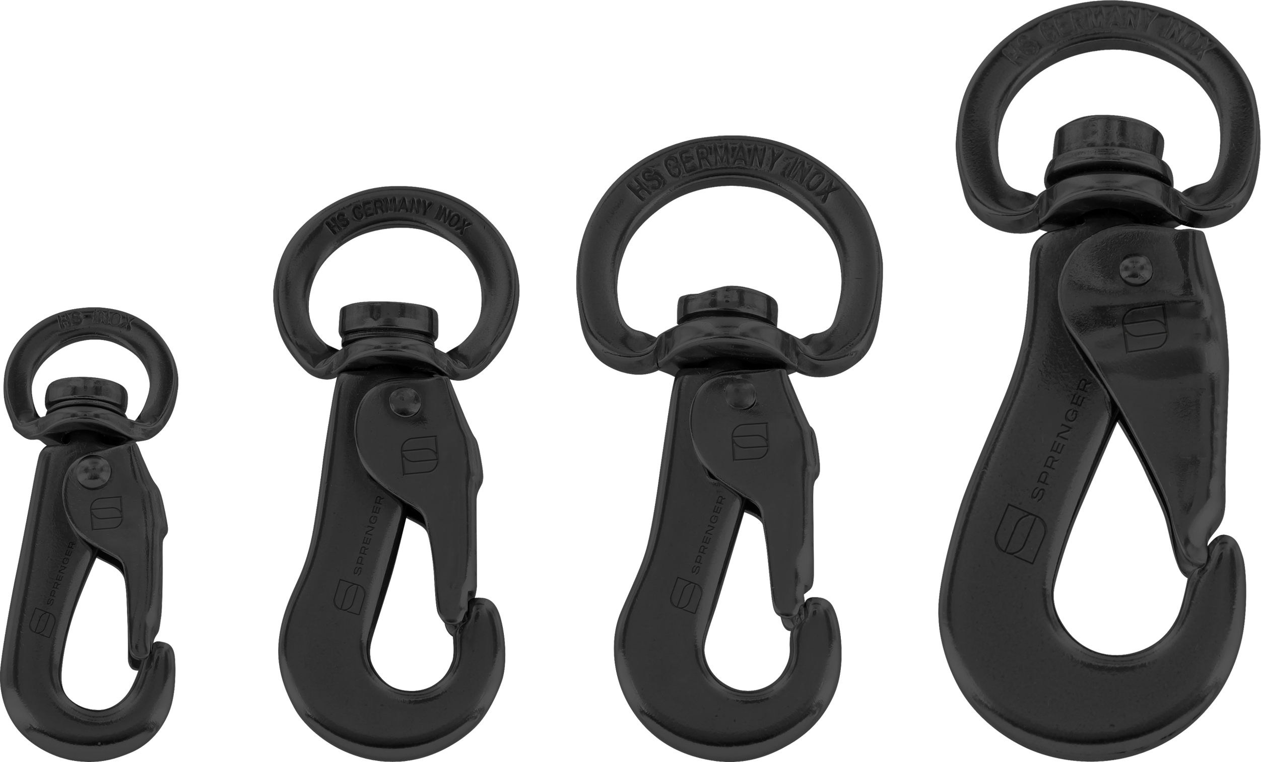SPRENGER Hook - Stainless Steel Black