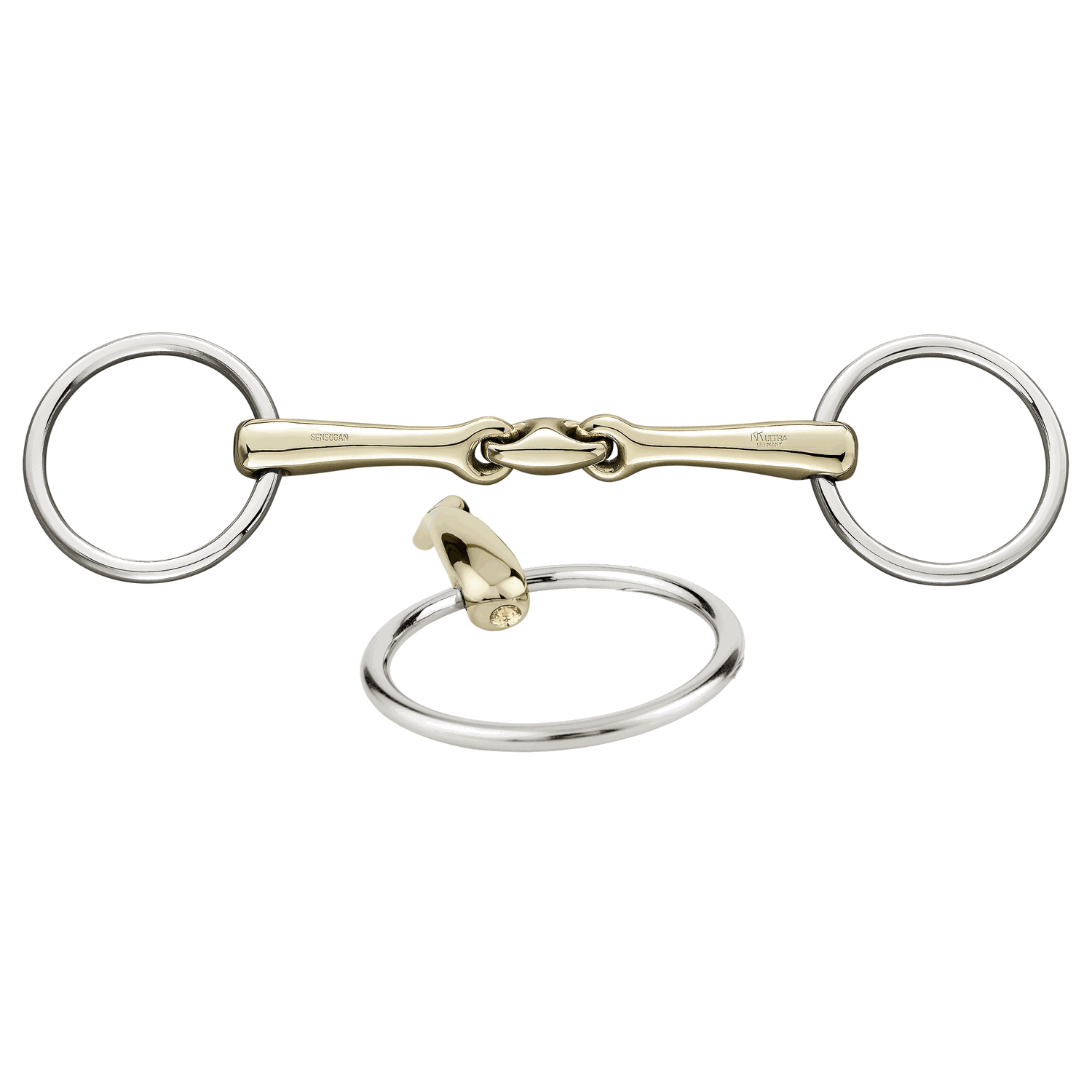 KK Ultra Loose Ring Shine Bright Bradoon - Double Jointed