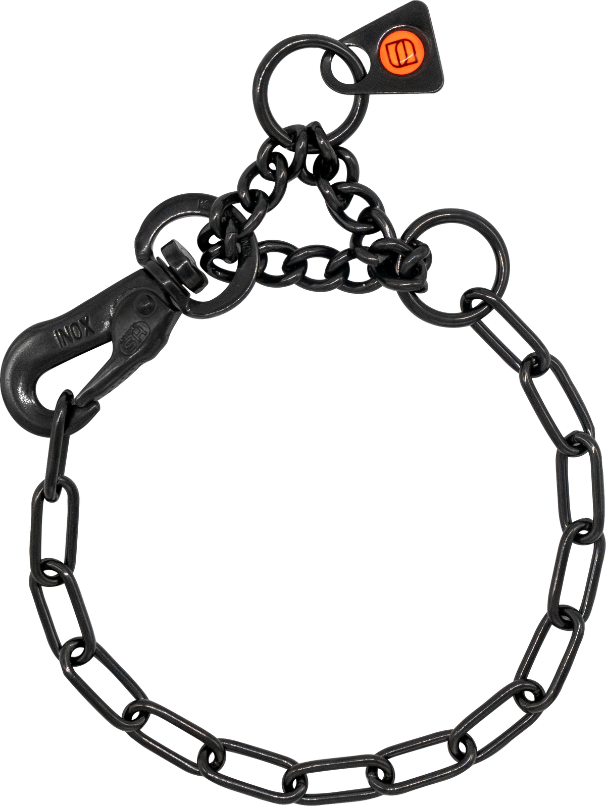Adjustable Chain Collar with SPRENGER Hook & Assembly Chain - Stainles