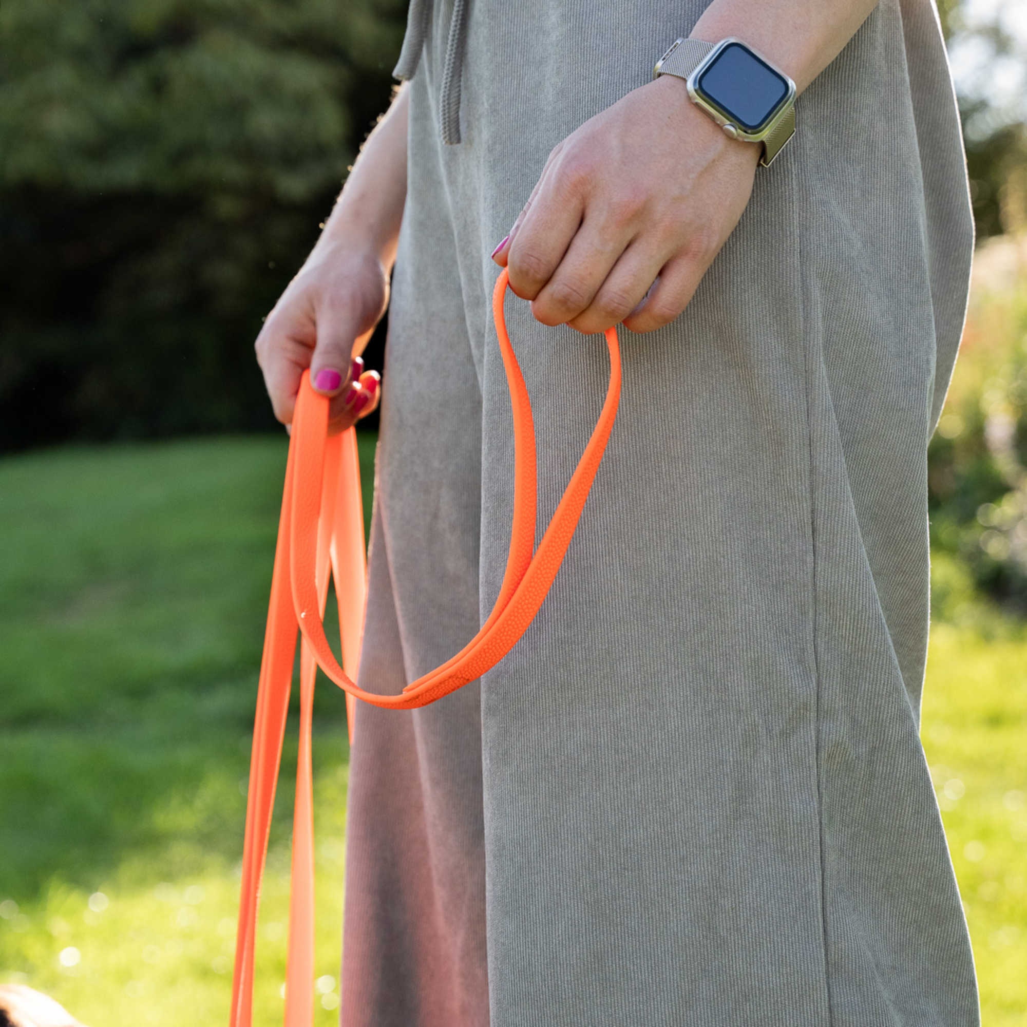 BioThane® Footballgrip Tracking Leash with Handstrap