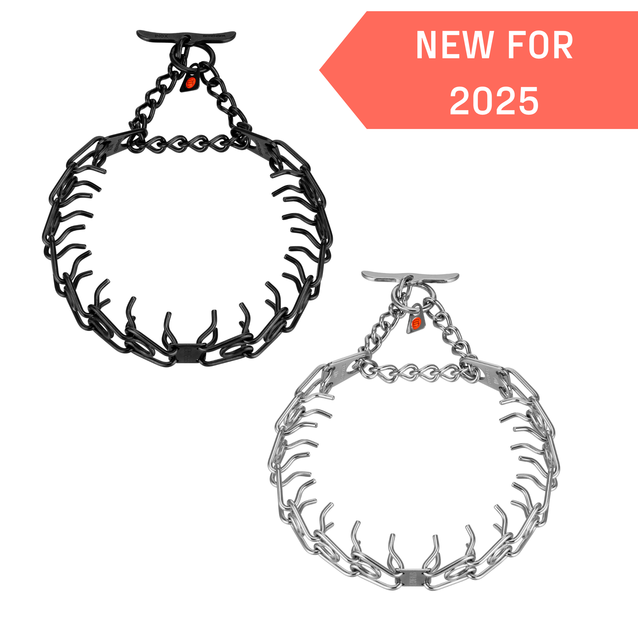 Ultra-Plus Training Prong Collar with Toggle - 3mm Short Wire Gauge