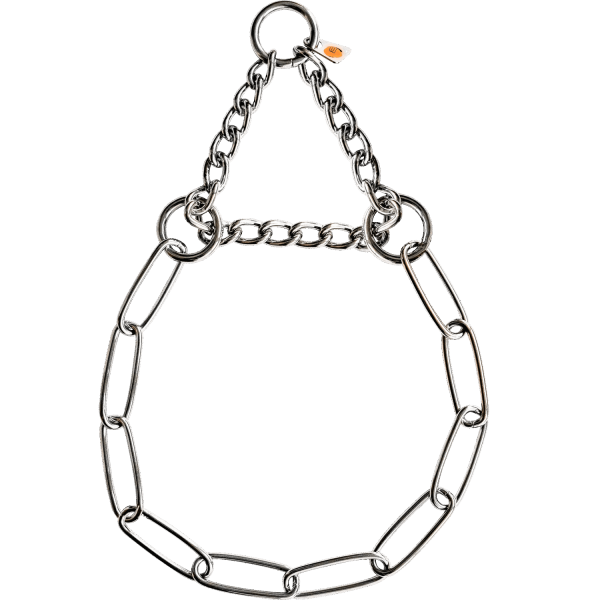 chain dog collar long link