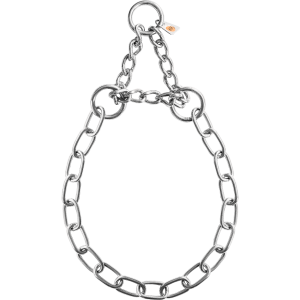 medium chain link dog collar